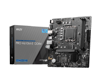Płyta główna MSI Płyta główna PRO H610M-E s1700 DDR4 HDMI M.2 mATX PRO H610M-E DDR4